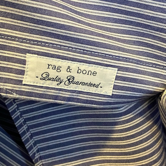 rag & bone Levine slim fit button down shirt. - Picture 9 of 10